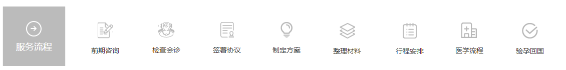 孕道国际晴天生殖中心服务流程